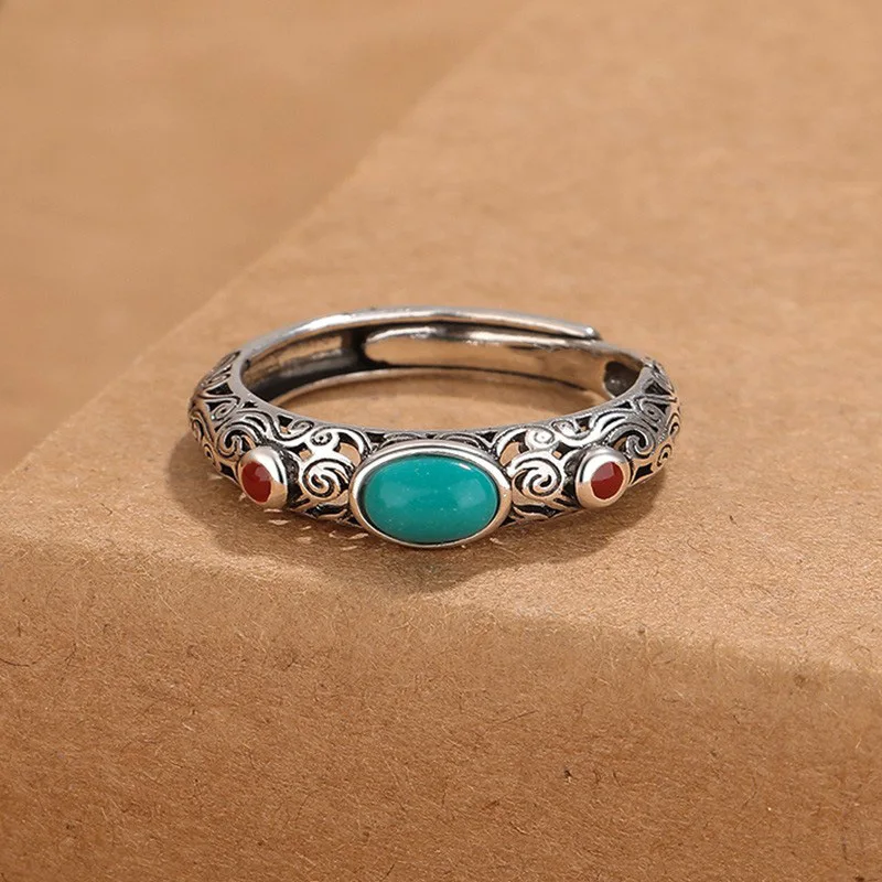 Neuer Ring aus 925er-Sterlingsilber im Vintage-Stil für Damen, luxuriöser Hochzeitsschmuck, Verlobungs-Charm, modisch, hochwertig, Party- und Urlaubsgeschenke – Detail 3