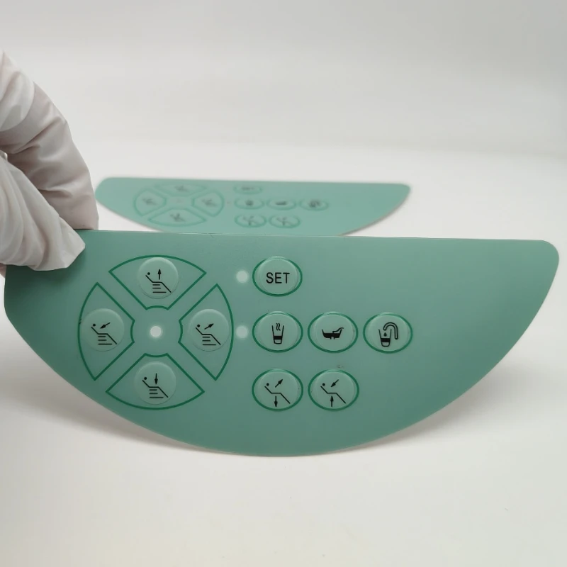 Dental Chair Main Control Button Film Control Panel Stickers PVC Self-adhesive Label Dental Accessories