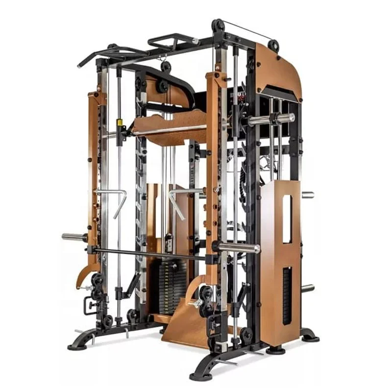 Home Gym  Arm System Multifunctional Trainer Smith Machine Power Squat Rack