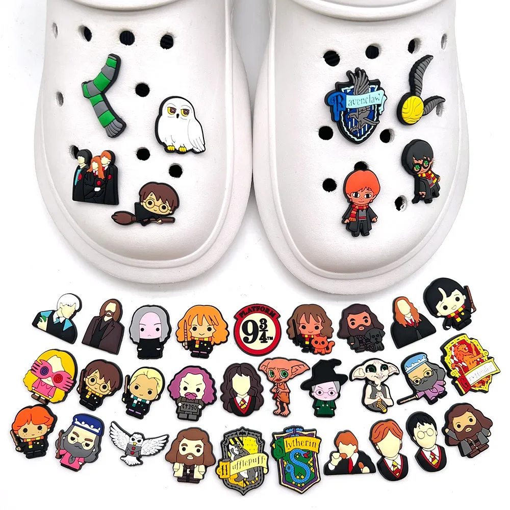 37 Stijl Harry Potter Schoen Gespen Schattige Anime Personages Malfidus Hermione Souvenir Decoraties Groothandel Kinderen Geschenken