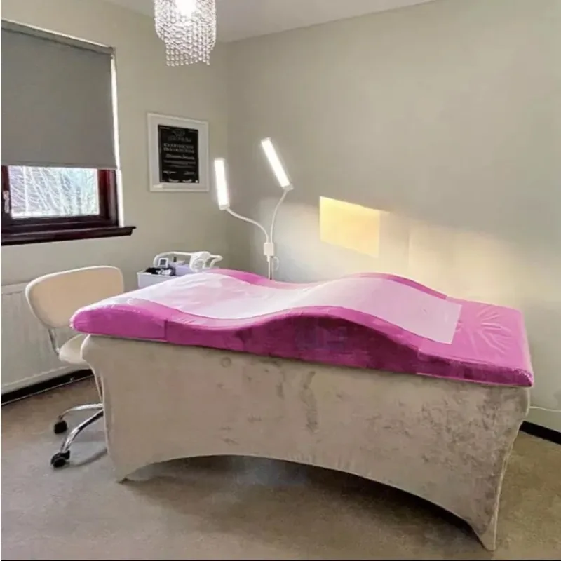 Wave Eyelash Lash Bed Mattrass Topper Curved Mattress Topper Salon Lash Mattress Bed Memory Foam Lash Topper 180*60CM