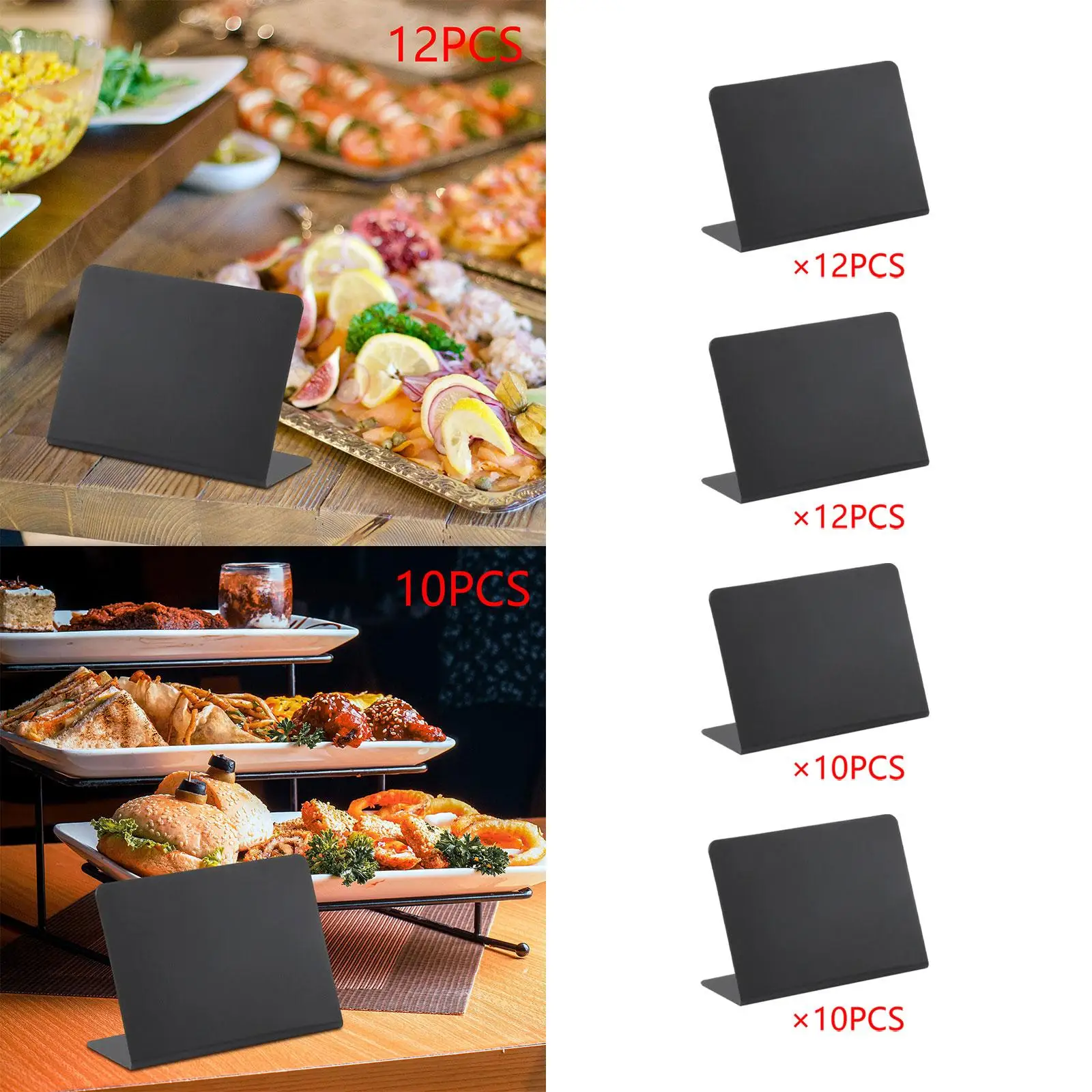 ミニ黒板看板 L 字型スレートボードイベント装飾食品看板チョーク