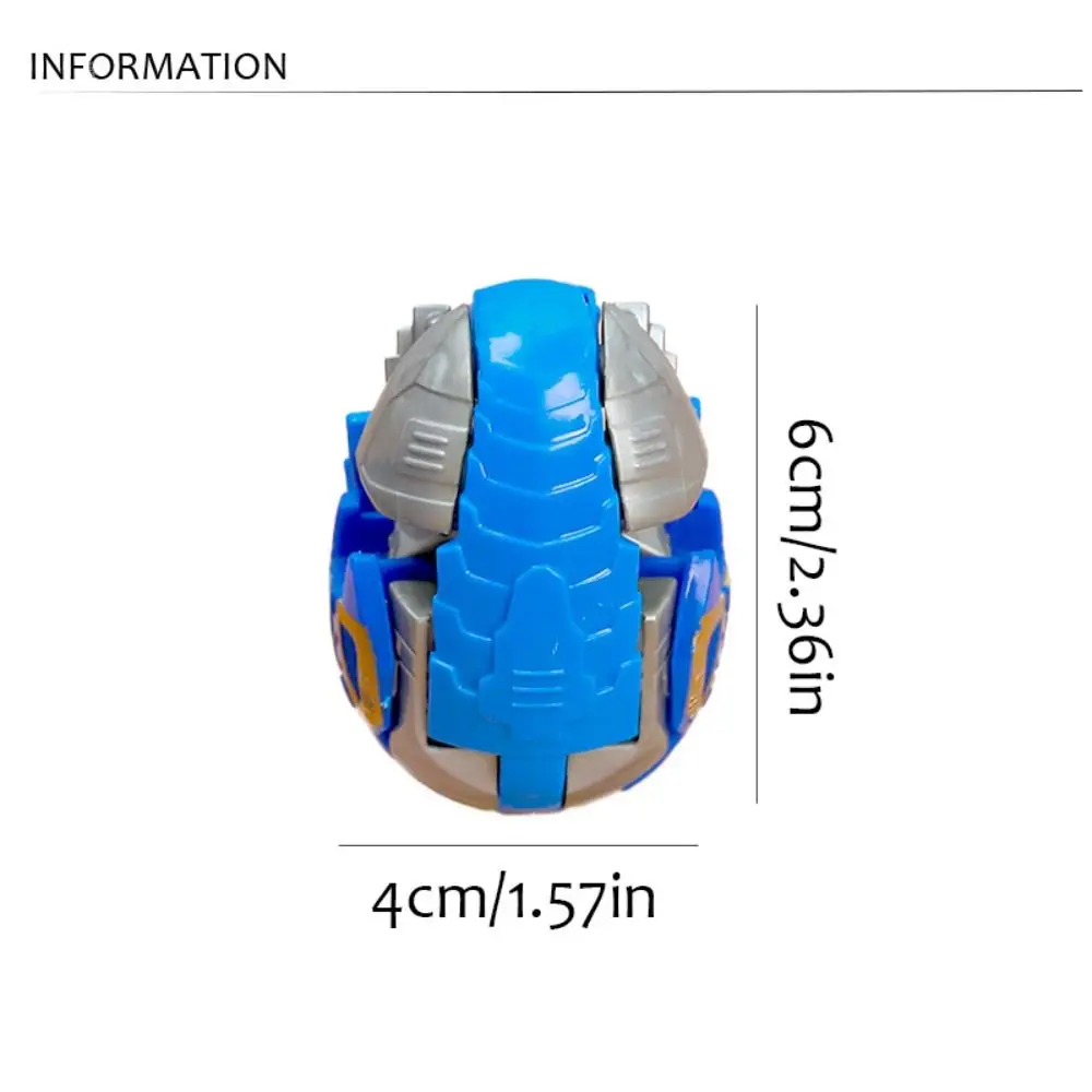 Modelo de dinosaurio, huevos de dinosaurio, juguete transformador, Robot de deformación de dinosaurio de plástico creativo, diversión educativa temprana