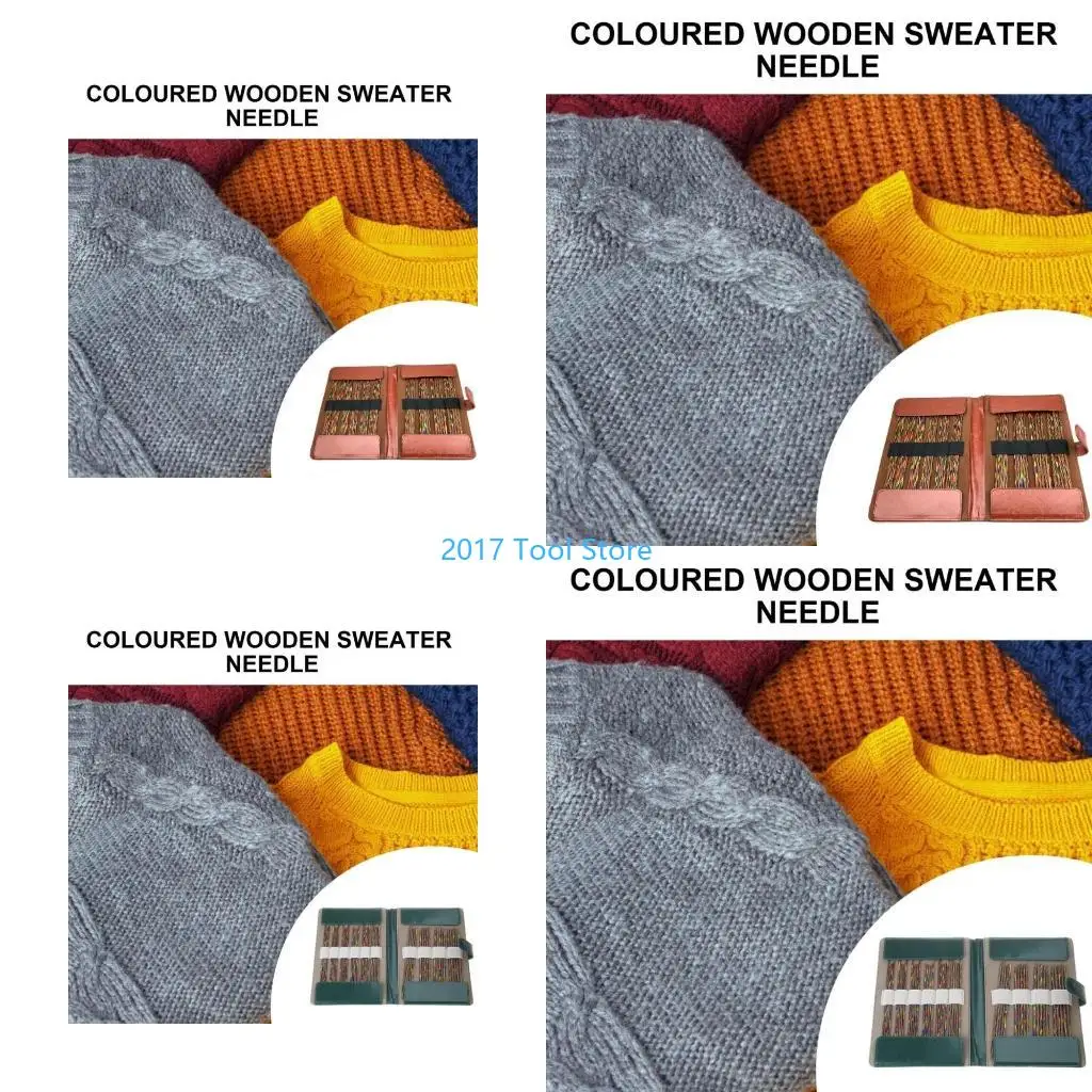 

K92A 10Pairs 20cm Long Knitting Needle Double Pointed Crochet Knitting Needle for Beginner Hobbyist Knitting, 2.75mm-6mm