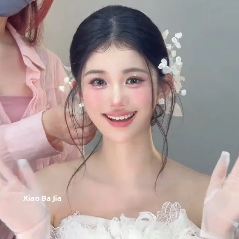 2024 New Fairy Tale Wedding Headwear Elegant Floral Hair Accessories for Brides Beautiful Photography Props Stylish And Sophi...