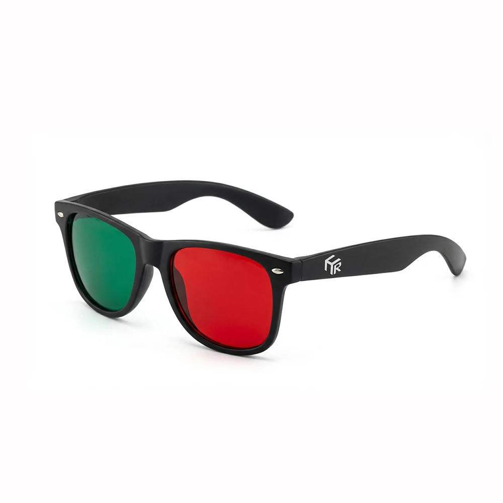 Red/Green Clip-On Training Glasses Orthoptic Vision Therapy Tool for Suppression & Binocular Training