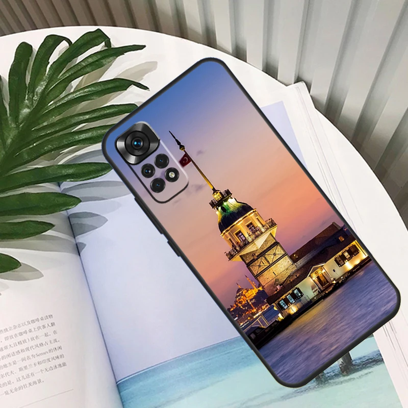 Turkey Istanbul Sceneary Building For Xiaomi Redmi 10C 9C 12C 10A 9T Case For Redmi Note 12 8 9 10 11 Pro 9S 10S 11S Cover