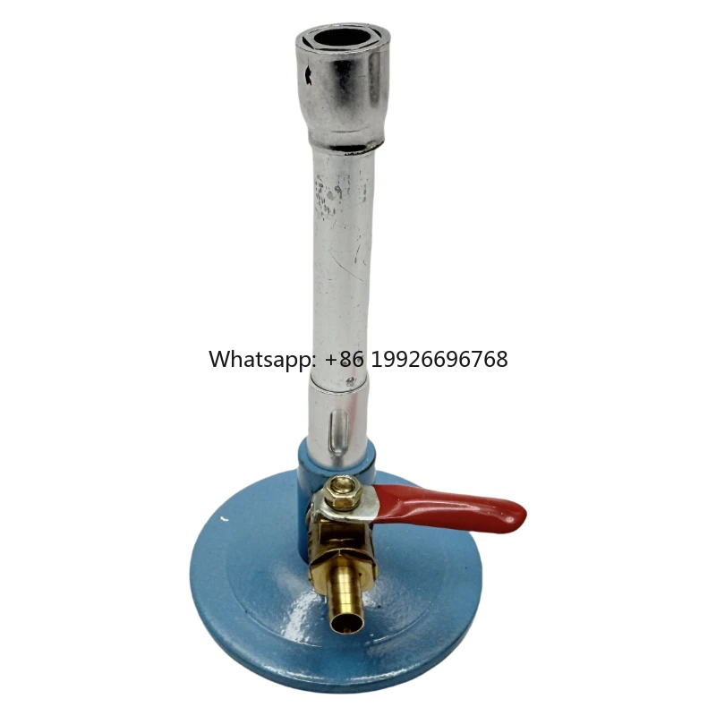 

Labs Natural Gas Bunsen Burner with Flame Stabilizer and Air Vent Adjustment/ Laboratory Equipment