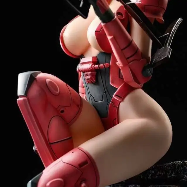 ในสต็อก 29 ซม.อะนิเมะอุปกรณ์ต่อพ่วงสาวสวยรูปปั้น 1/6 Zaku เครื่องประดับเครื่องแชสซีรูปคริสต์มาสของเล่นตุ๊กตาของขวัญ