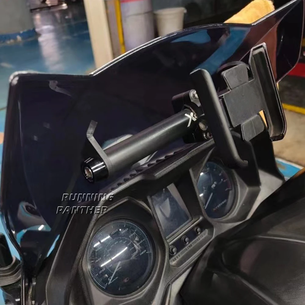 KYMCO 다운 타운 350 300i Xciting 250 400 s400 오토바이 GPS 네비게이션 플레이트, USB 충전기, 휴대폰 거치대 스탠드 브래킷