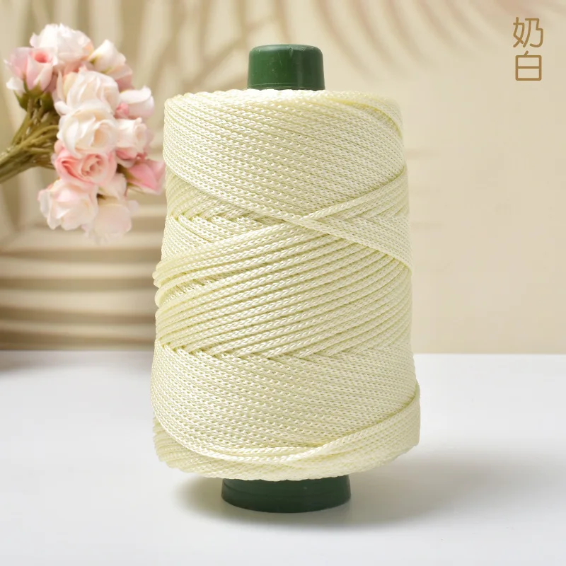 250g Leichtgewichtiges Eisseidengarn für Sommer-DIY: Handgewebter Sonnenhut, Tasche, Schuhe, Kissen, Bastelseil, Hohlwolle zum Häkeln