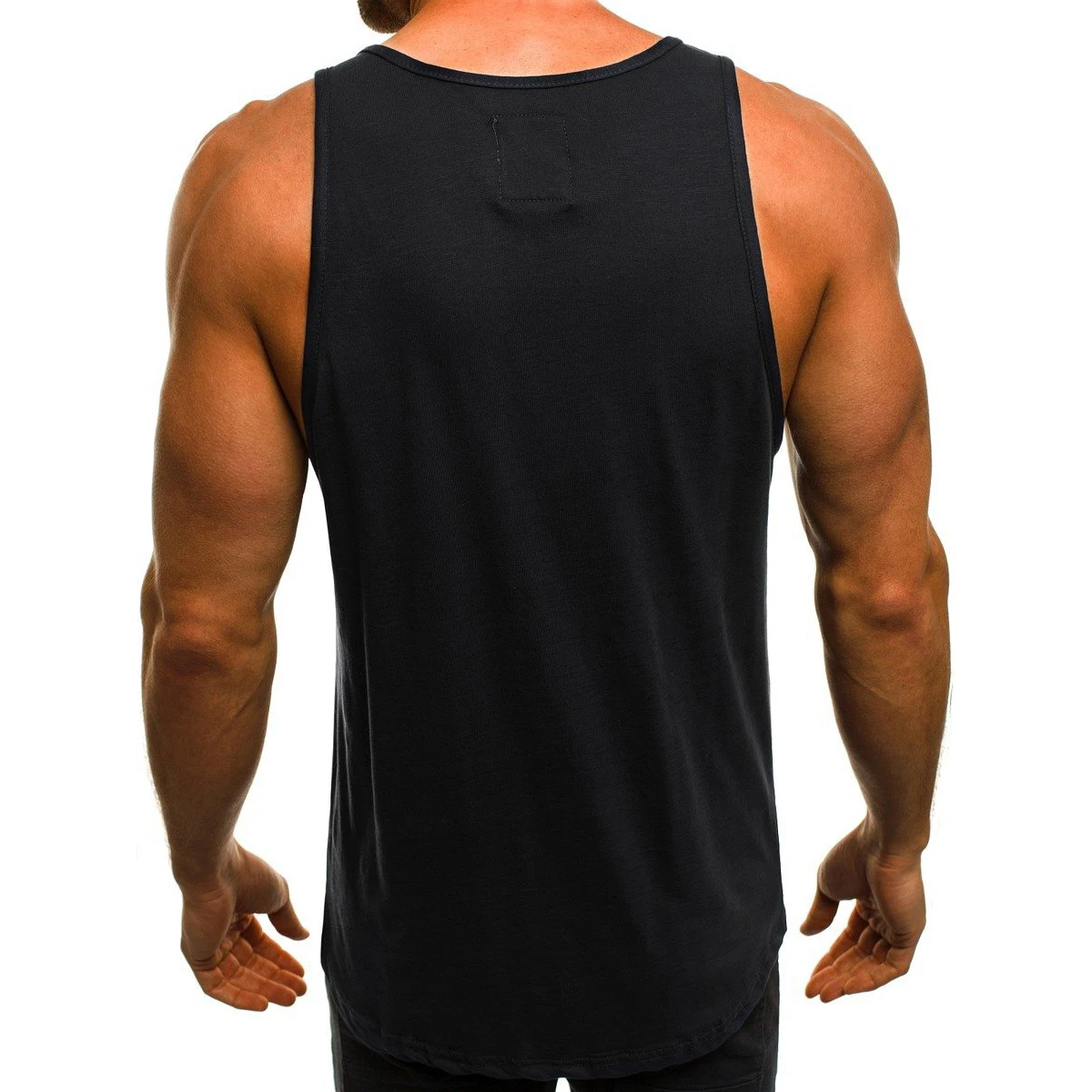 Camiseta sin mangas de algodón para hombre, camisa informal a la moda para gimnasio, culturismo, novedad de verano