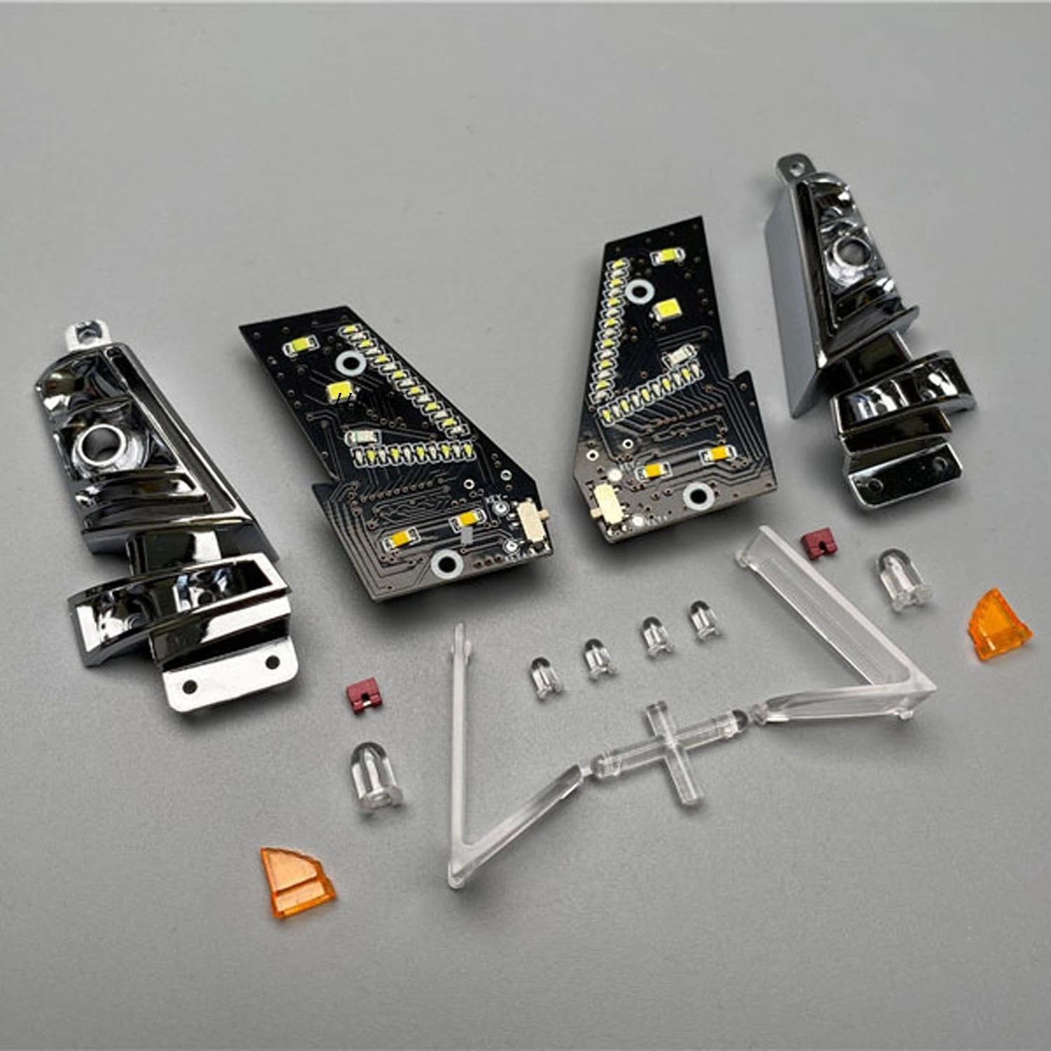 MFC-03 01 وحدة الضوء الأمامي لتقوم بها بنفسك 1/14 TMY FH16 750 RC شاحنة جرار 56360 56362 شاحنة لتقوم بها بنفسك مصباح ليد