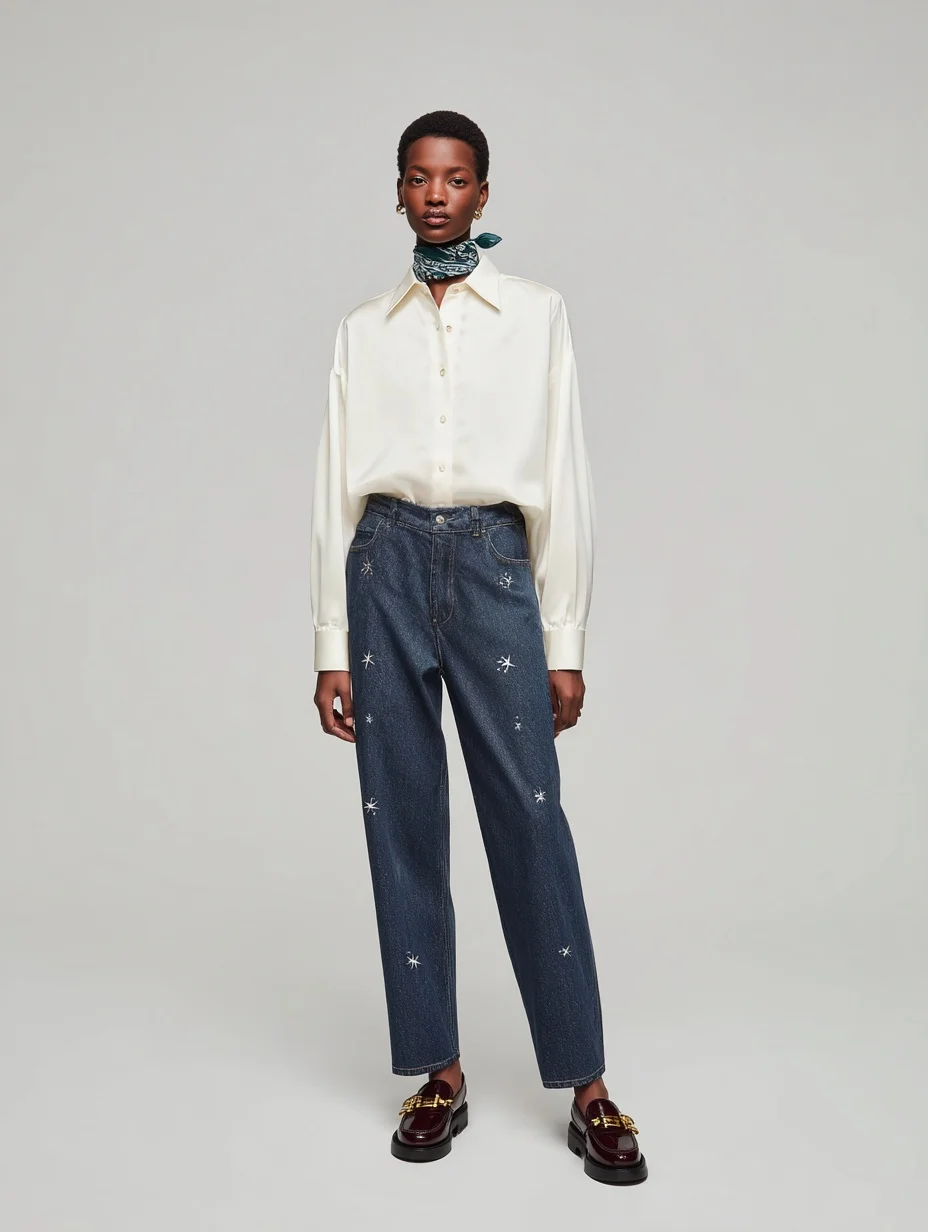 

Mia Muse Women's Shirts Autumn Winter 2025 Elegant Buttoned Plain Long Sleeve Turn-down Collar Casual Shirts