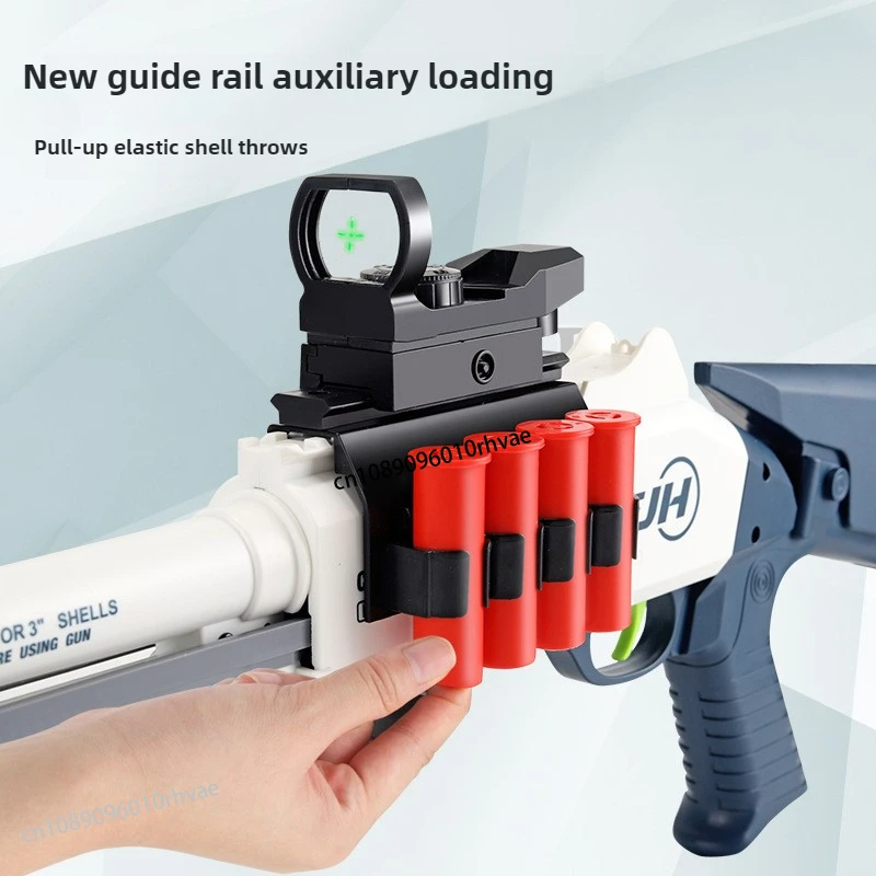 1014 Soft Bullet Gun Shell Spray Gun 870 Boys Outdoor Battle Toy Gun Shotgun Model Gun Simulation Christmas Gift 2025