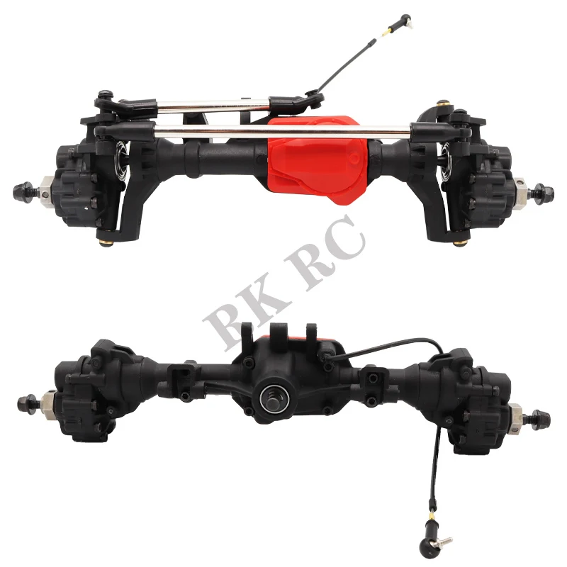 Przedni tylny mechanizm różnicowy oś portalowa z głowicą kulową t-lock na 1:10 zdalnie sterowany samochód gąsienicowy TRX-4 TRX4 części zamienne
