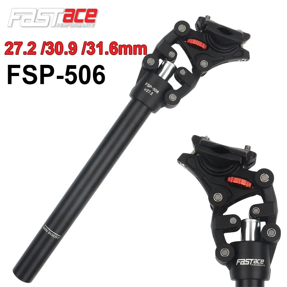 Fastace FSP-506 MTB Suspension Seatpost 27.2 30.9 31.6mm Mountain Bike Shock Absorber Bicycle Dropper 350mm Cycling Parts