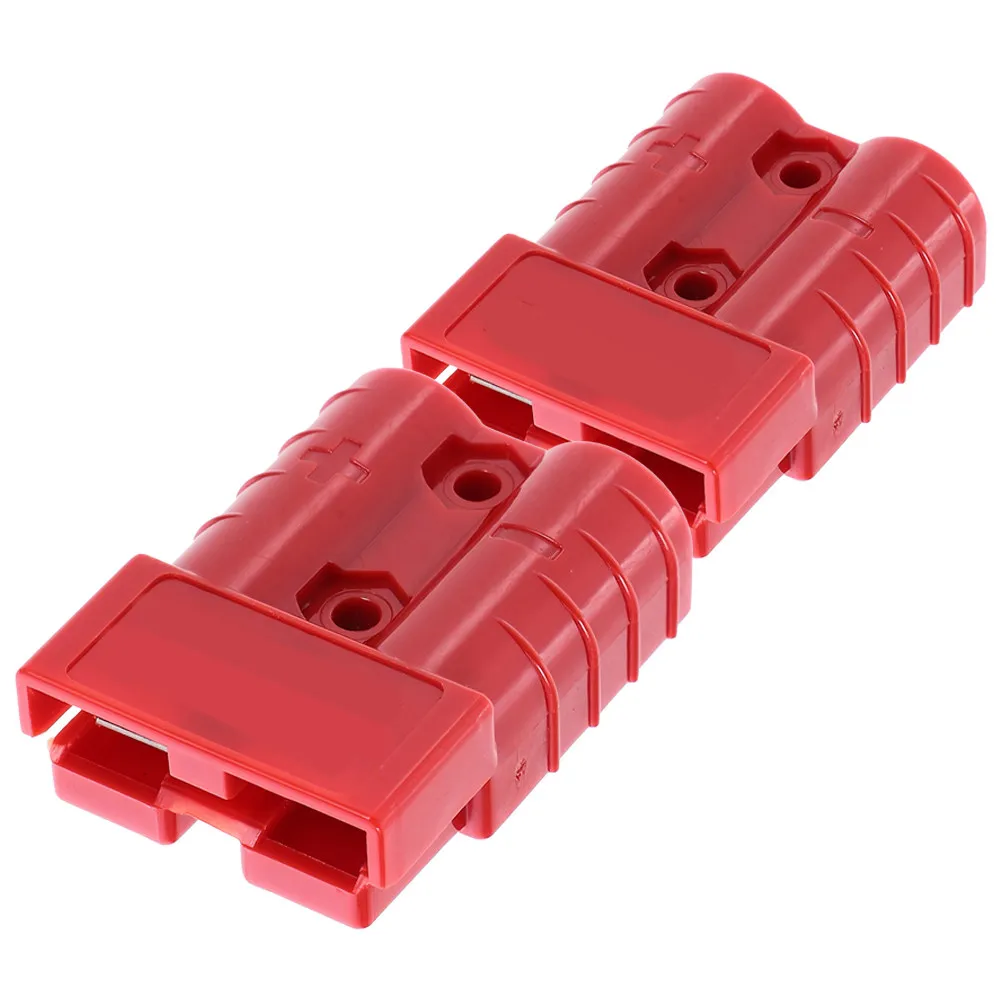 

2Pcs Battery Quick Connect Disconnect Connector Wire Harness Plug Kit for Winch Trailer Driver Electrical Devices 50A 600V
