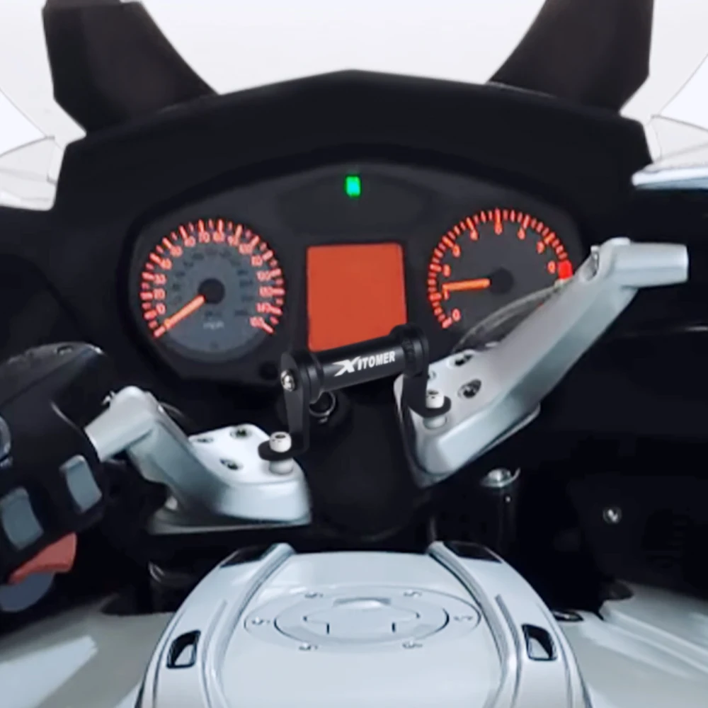 Misura Per BMW R1200RT 2005-2010 2011 2012 2013 R1200 RT R 1200RT Moto GPS Montaggio Piastra di Navigazione Staffa Supporto Del Basamento Del Telefono