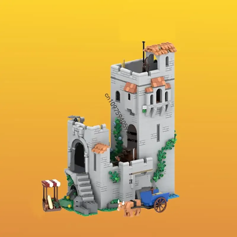 NEW --PCS MOC European Medieval Street View --model DIY creative ideas Child Toy Birthday Gift Blocks