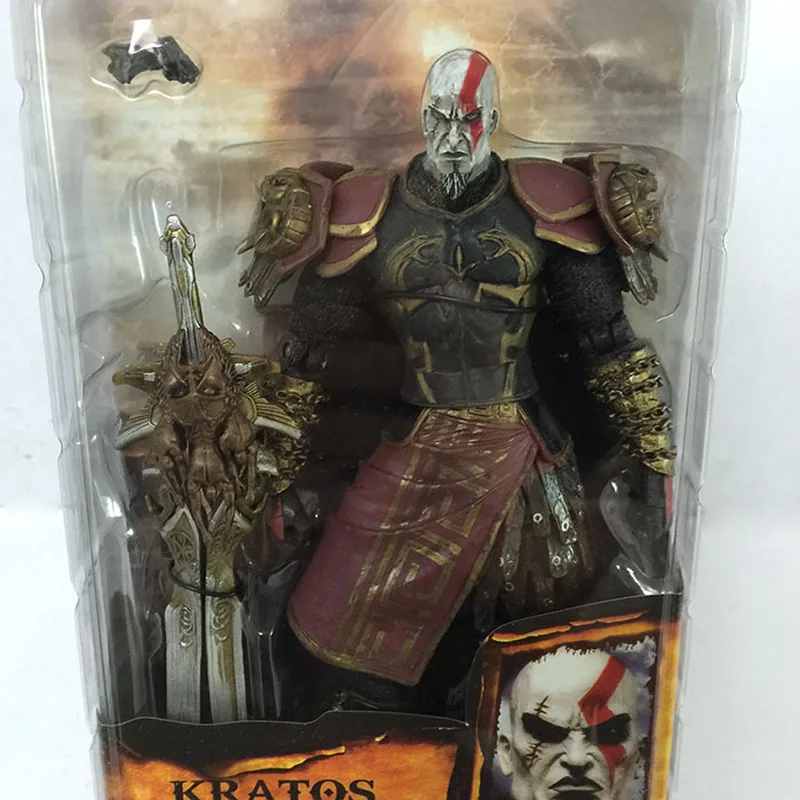 Neca Figure God Of War Ghost Of Sparta Kratos In Ares Armor W Blades Action Figure Model Articulated Movable Doll Toy Boy Gift