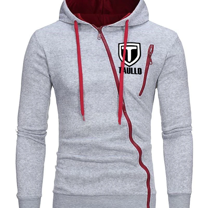 

2025 zipper sweater, men's autumn and winter casual wool jacket, hooded warm, men's jacket, slim-fitting hoodie