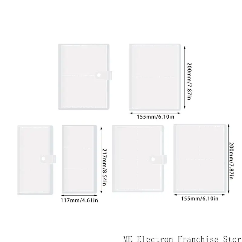 T5EA 2PCS/PACK INSERT PAGE PAGE VARUSEARICE SAGE с/без SNAP-FASTERER для Secure