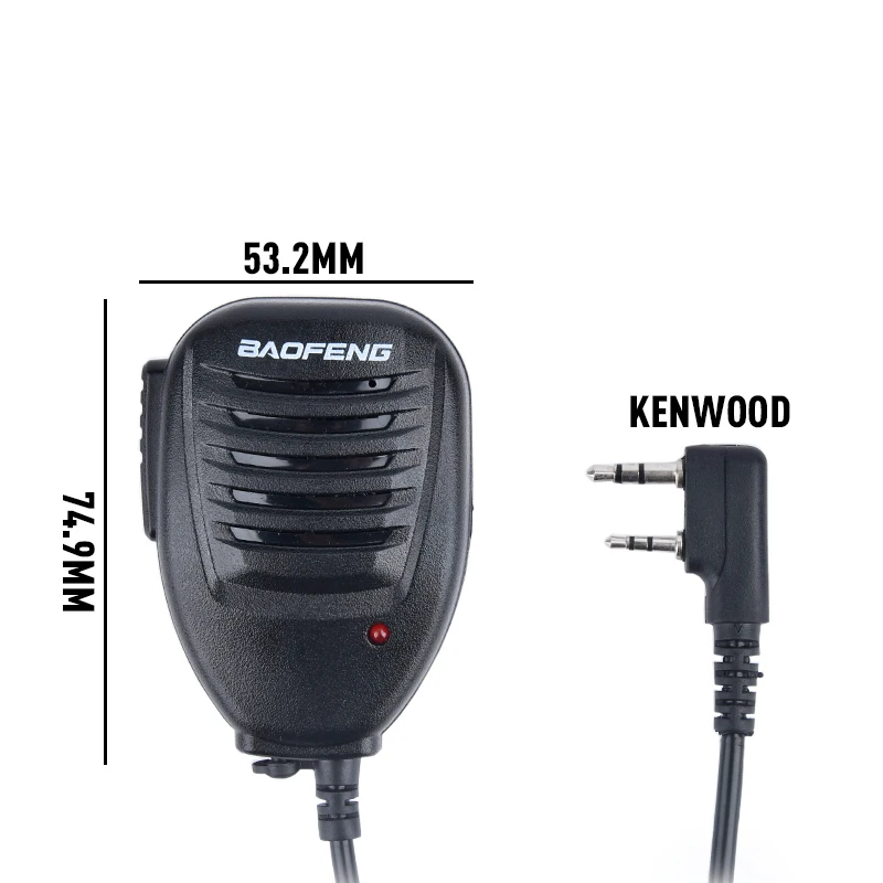 UV-K5 Baofeng Quansheng Walkie Talkie Speaker Microphone For Baofeng UV-5R BF-888S UV-82 UV 13 Pro UV-16 Pro Two Way Radio