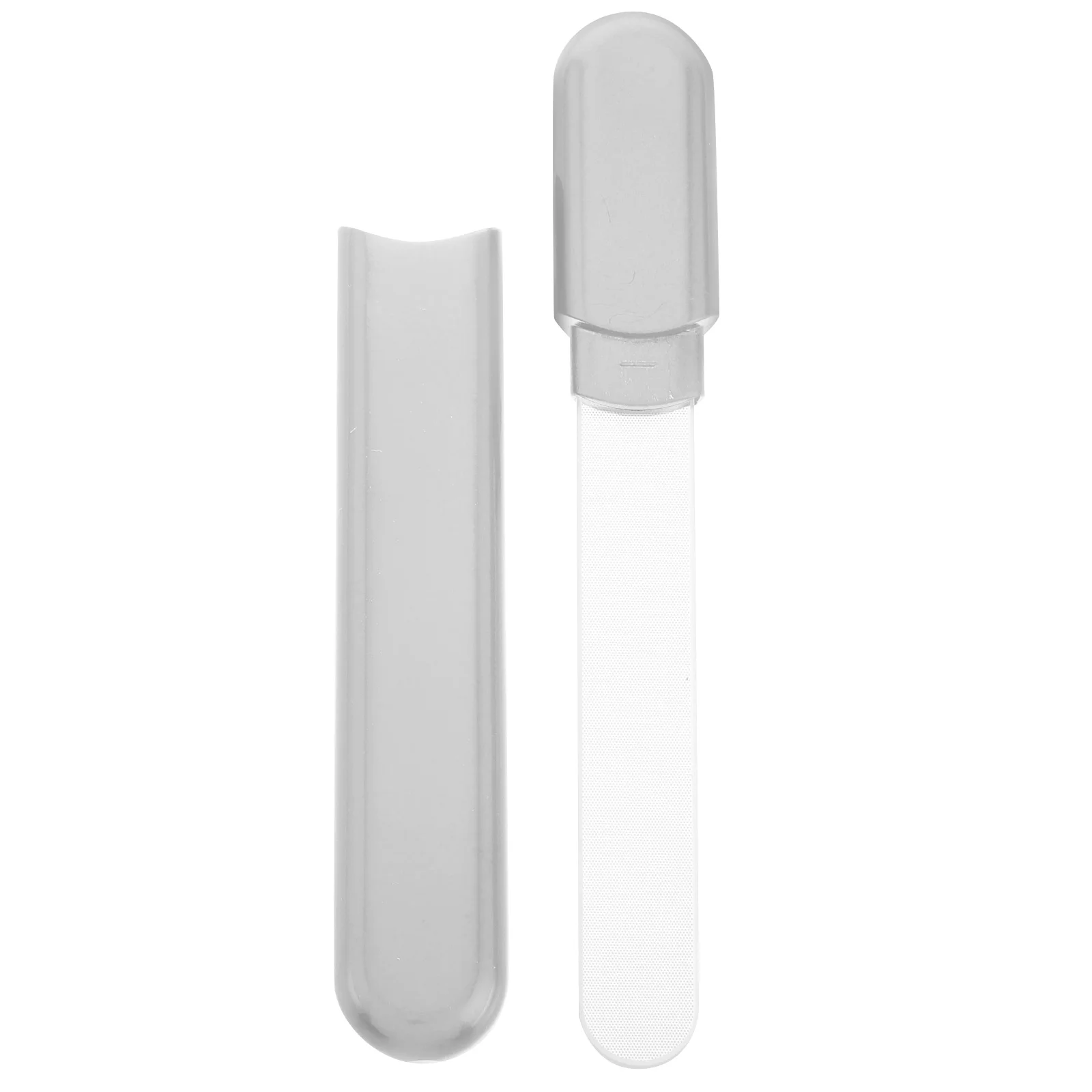 

Durable Glass Nail File Ergonomic Handle Portable Fine Texture Multifunctional Polishing Strip Two Sided Nail Shaper