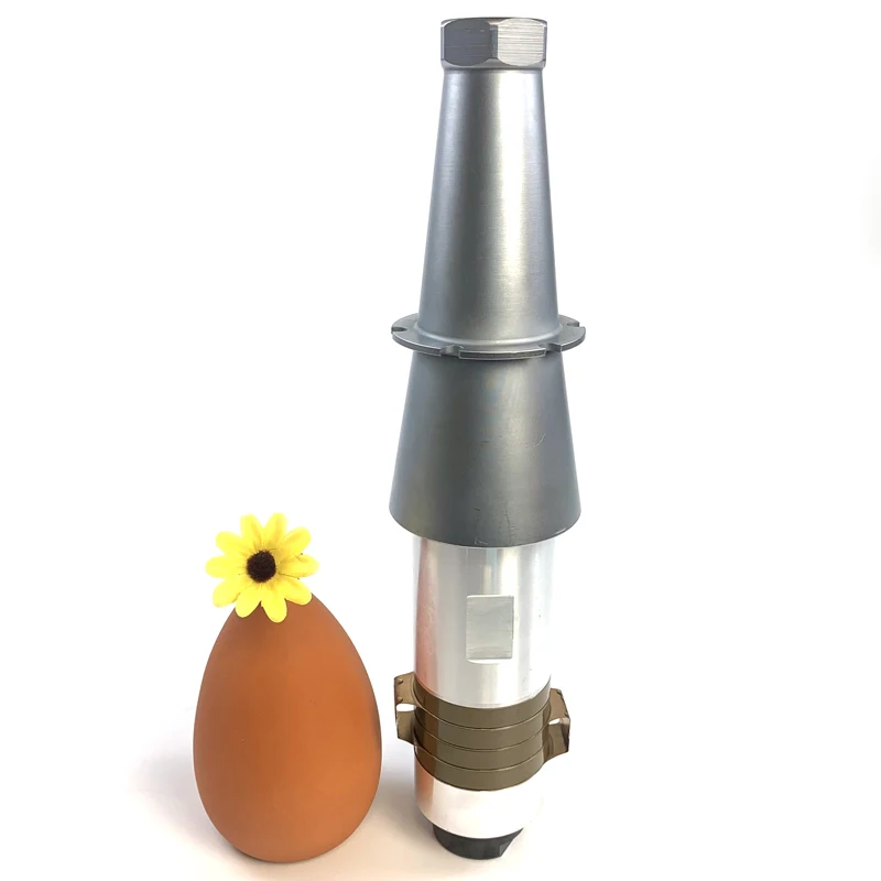 

15KHZ 2600W Ultrasonic Transducer With Booster For ultrasonic welder welding plastic slab