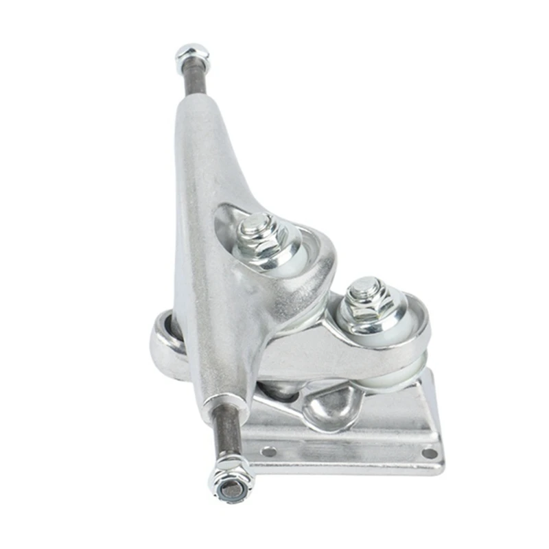 1Pcs Double Floor Longboard Trucks 6.25Inch Skateboard Bracket Trucks Gravity Casting Rear Truck Silver SHR90A