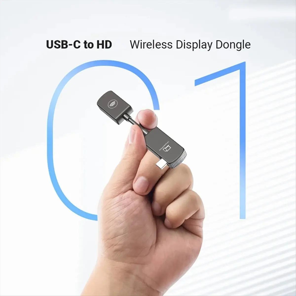 AA86 USB Transmitter and HDMI-Compatible Receiver 2.4G/5G for Streaming Video Audio,Good for Phone/Laptop/PC/TV Box/Projector