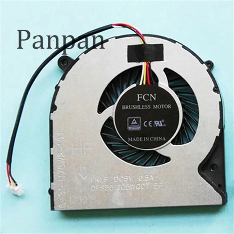 Silent Ventilador CPU Cooler Radiator for Aorus P35X P35W P35XV4 Laptop CPU Fan Cooling System