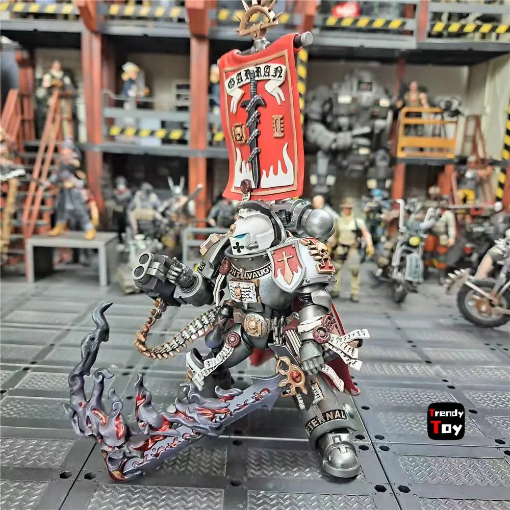 【JOYTOY】Warhammer 40K Grey Knights Castellan Crowe 1/18 Figura de acción de juguete