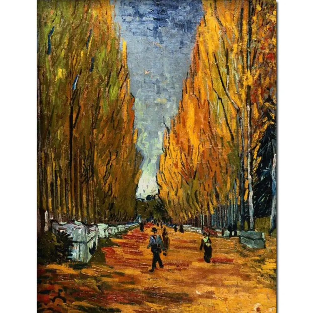 

High Quality Vincent Van Gogh Landscape Art Avenue of the Elysian Fields Oil Paintings Reproduction Hand Painted Wall Decor