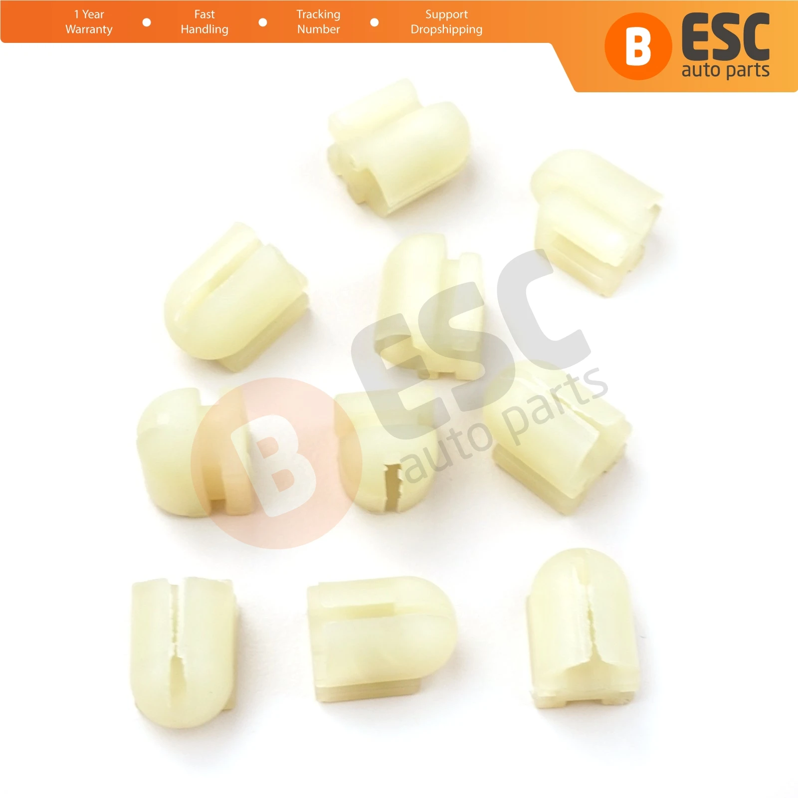 ESC Auto Parts ECP010 10 Pieces Cable End Rope Dowel for Window Regulator Winder Mechanism Type BCP010 Fast Handling