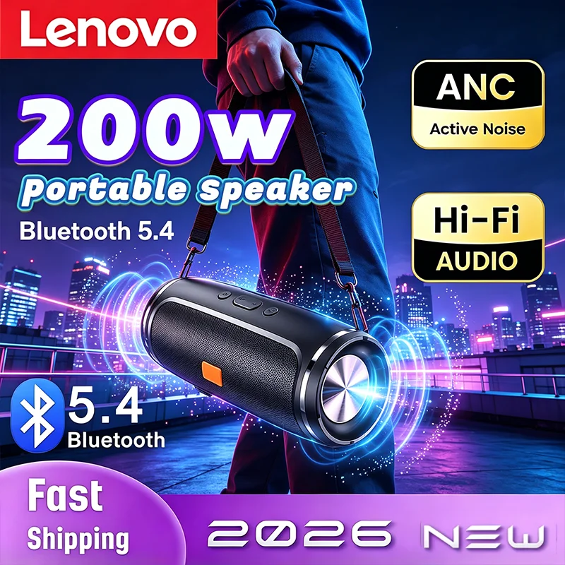 Lenovo Tragbarer Bluetooth TFUSB-Lautsprecher, kabelloser FM-Doppellautsprecher, Stereo-Subwoofer, Sprachübertragung, Heim-HiFi-Audio-Lautsprecher – Detail 1