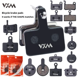 VXM Semimetallic Bicycle Brake Pads Road MTB Bike Disc Brake Pad for SHIMANO XT XTR M315 SRAM Cycling Hydarulic Brake Pads Part