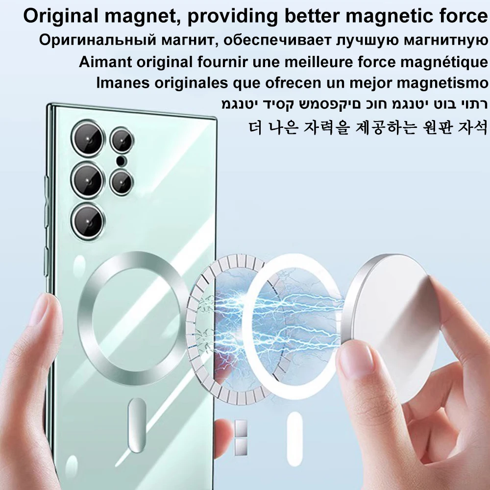 מקורי אלחוטי מגנט ציפוי כיסוי עבור Magsafe מקרה לג