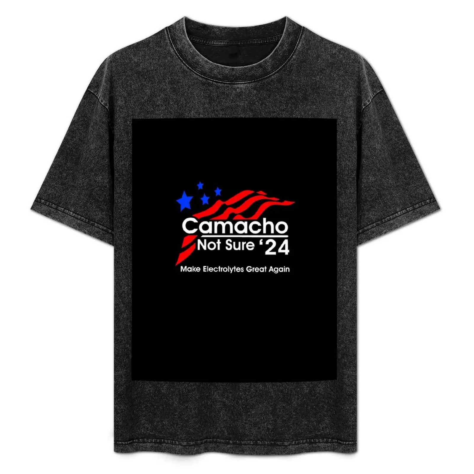 

Camacho - Not Sure 2024 Presidential Campaign - Color T-Shirt Plus Size Loose Fit T-Shirt