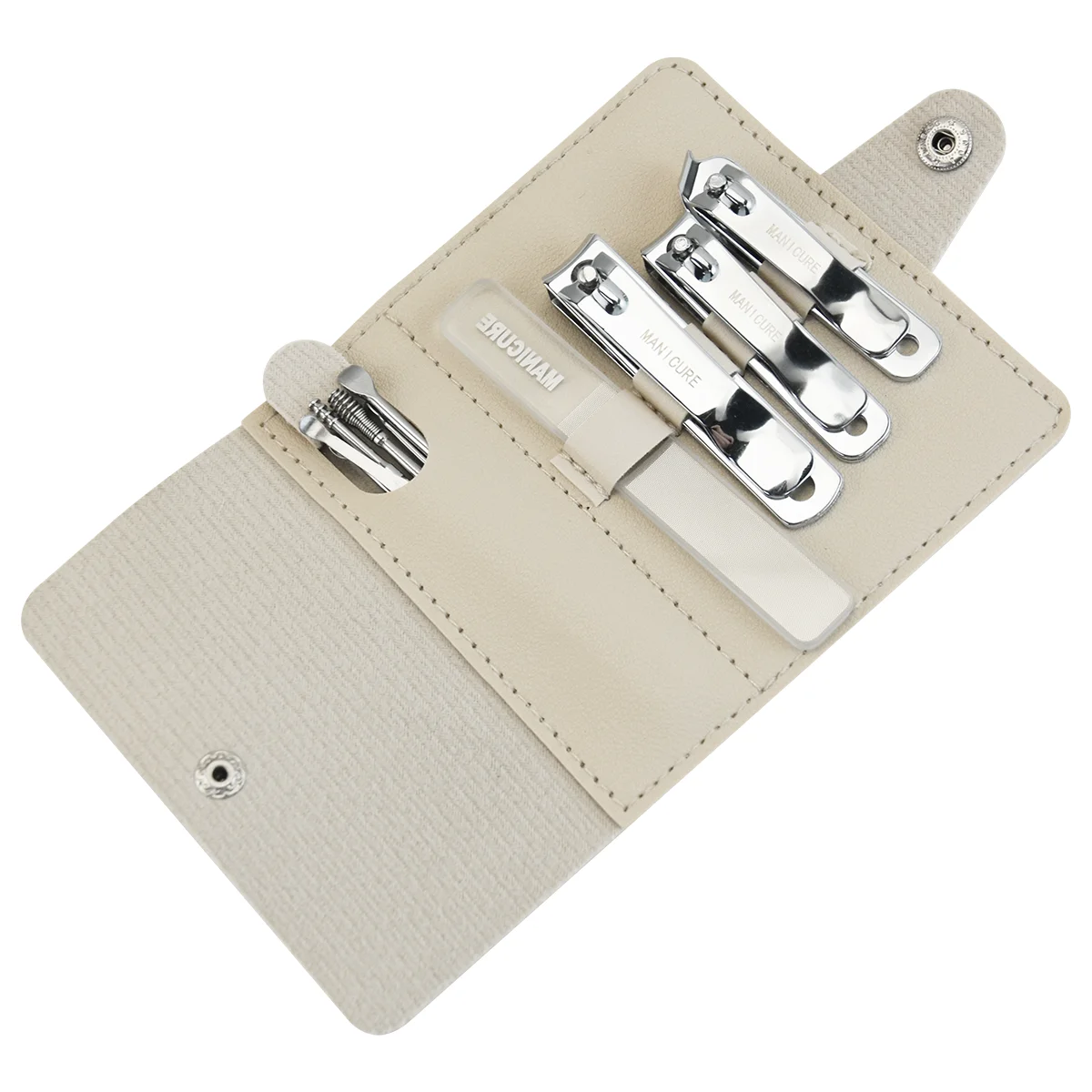 مجموعة 11 قطعة من ماكينة قص الأظافر المصنوعة من الفولاذ المقاوم للصدأ وقطع الأذن، مع ماكينة قص الأظافر ومجموعة إصلاح القدم #2