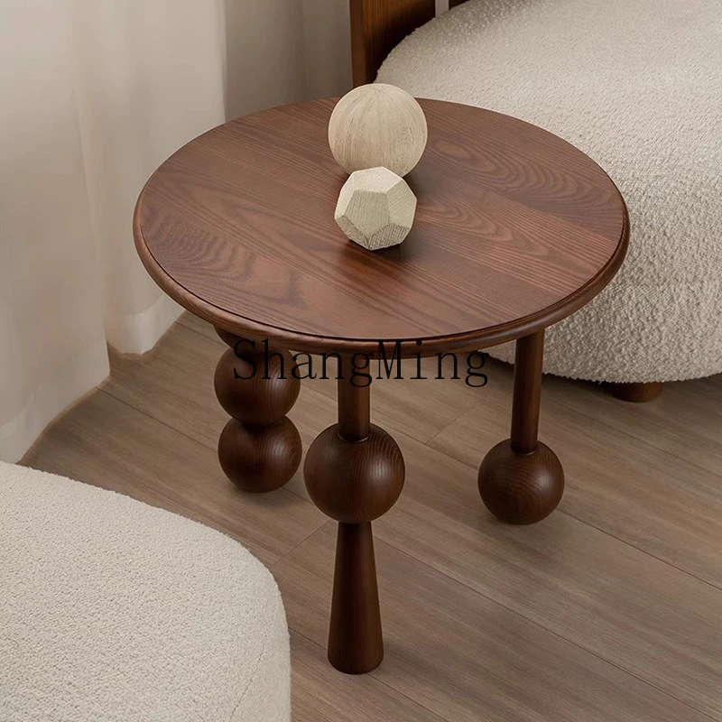 

ZYY medieval style coffee table modern simple household living room small tea table small apartment special-shaped tea table