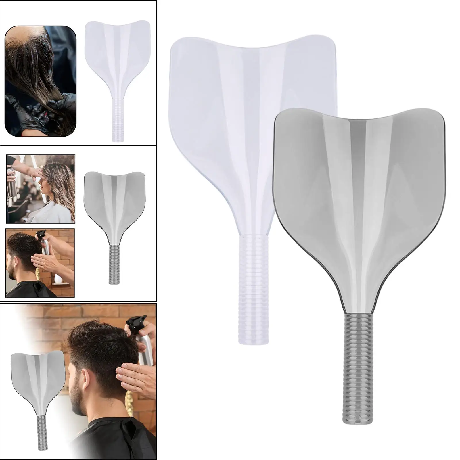 Barber Face Shield, Hair Face Mask, Haircut with Handle Professional Face