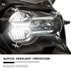 For BMW R1200GS R1250GS R 1250 GS LC Adventure 2013 - 2023 Motorcycle Headlight Protector Light Cover Protective Guard Acrylic