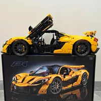 With Original Box 3893Pcs Technical Building Blocks Compatible 42172 McLaren P1 Model Sports Car Toys for Boy Christma Gifts
