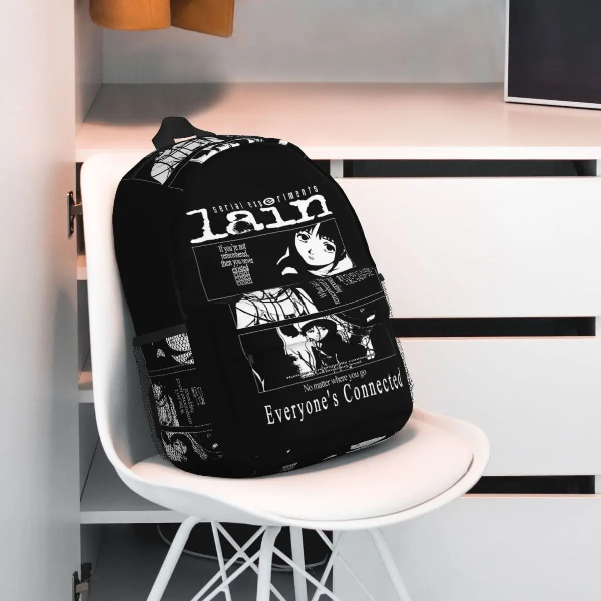 Serial Experiments Lain Backpack Hot Sale Daypack Large Capacity Boys Girls BookBag Shoulder Bags for Men Women School Bag