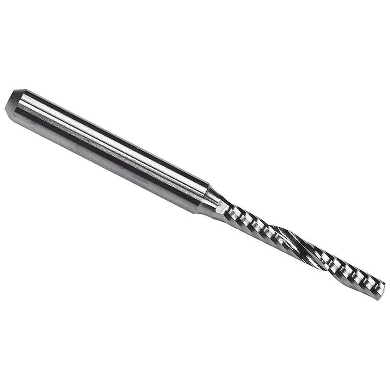 316~Flash10 PCS 2mm x 15mm Carbide Single Flute End Mill Router Bit for Engraving Machine
