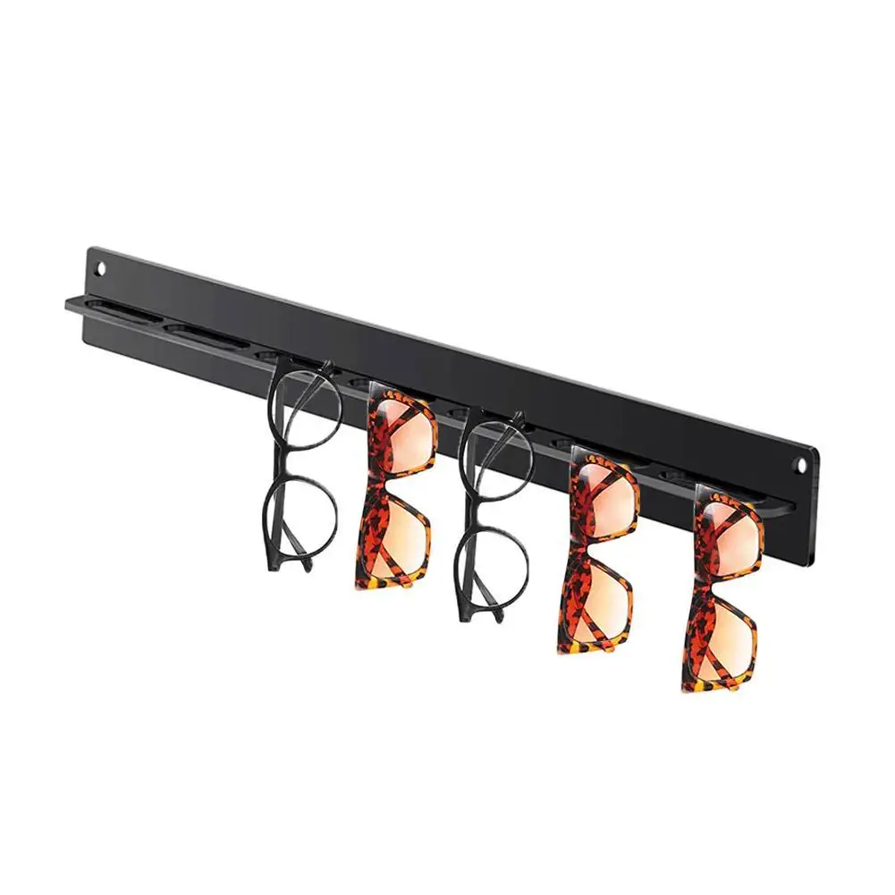 Wall Mounted Acrylic Sunglasses Organizer Storage Eyeglasses Holder Hanging Eyewear Display Rack Jewelry Shelf