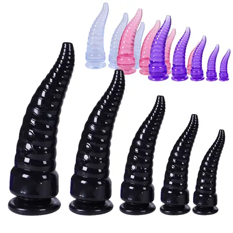 Octopus Tentacle Dildo Anal Plug Butt Dilator with Big Suction Cup Sex Toys for Women Men Anus Expander Prostate Massage