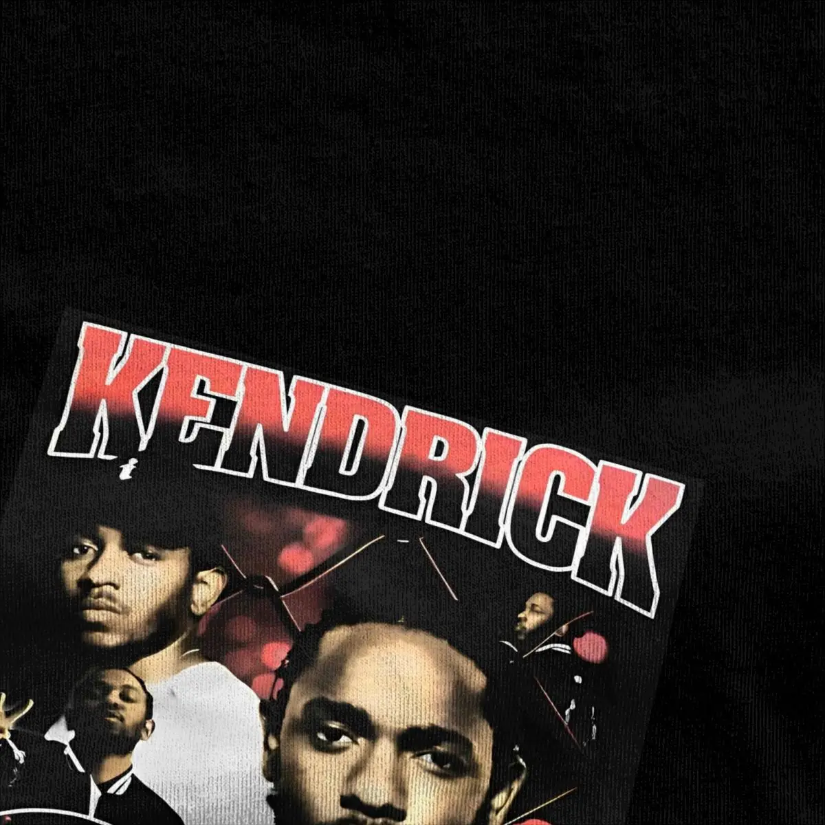 Kendrick Lamar Music Singer T-Shirt Tour Poster Hippie T-Shirts Short Sleeves Y2K Tops Summer Cotton O-Neck Plus Size Top Tees